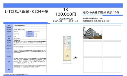 レオ四拾八番館 0204号 0