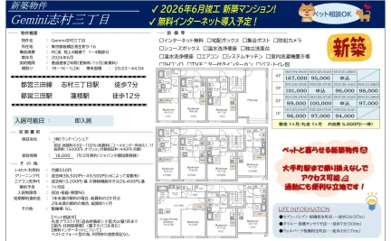 Gemini志村三丁目 401 0