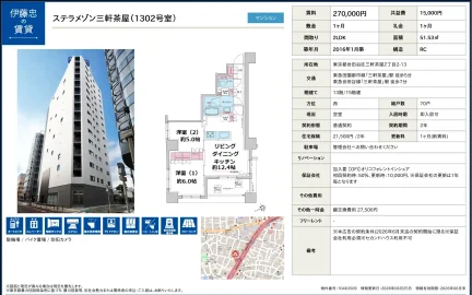 ステラメゾン三軒茶屋 1302号 0