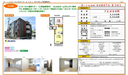 セジュールオッツ 301号 0