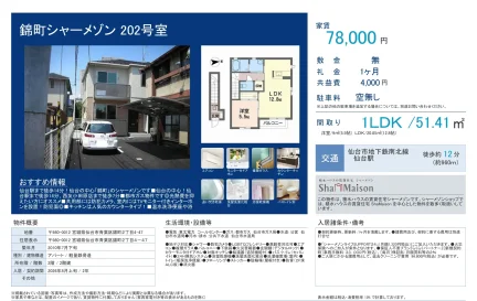 錦町シャーメゾン 202号 0