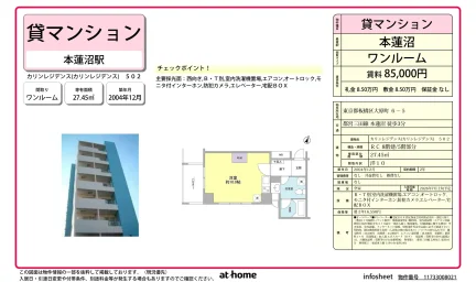 カリンレジデンス 502号 0