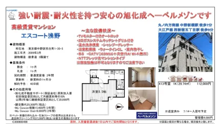 ヘーベルメゾン 413号室 0