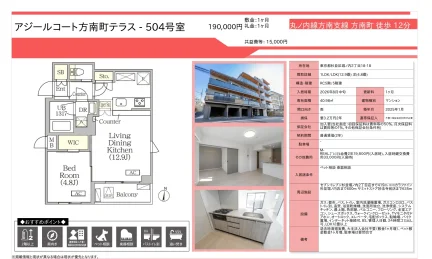 アジールコート方南町テラス 504号 0