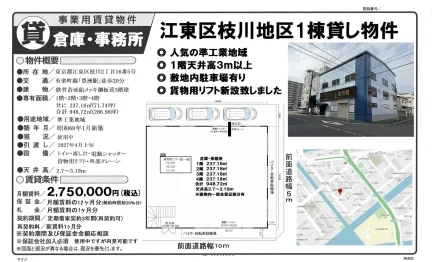 枝川地区1棟貸し物件 0