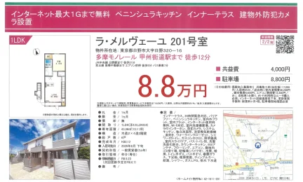 ラ・メルヴェーユ 201号 0
