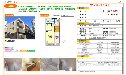 セジュールオッツ 201号 0