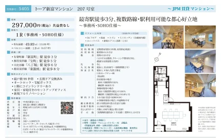 トーア新富マンション 207号 0