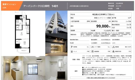 アーバンパーク川口幸町 1401 1401 0