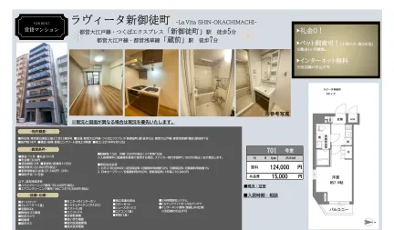 ラヴィータ新御徒町 701号室 0