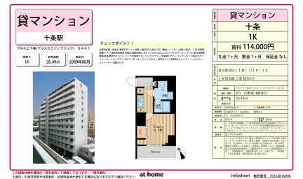 プルス上十条 0