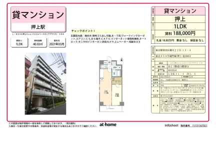 Modern 1LDK Condo in Yokokawa 0