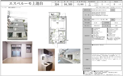 エスペルーモ上池台 304号 0
