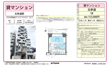 Modern Studio Condo in Sendagaya 0