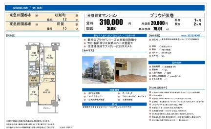 プラウド弦巻 209号 0