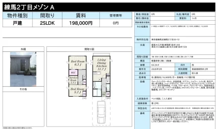 練馬2丁目メゾン A 1階 0