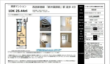 ハーモニーレジデンス中野NORTH ARAI 0310 0