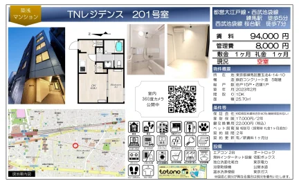 TNレジデンス 201号室 201号 0