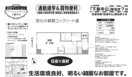 アーバンレジデンス 305号 0