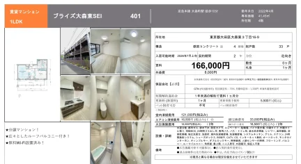 ブライズ大森東 SEI 401 0