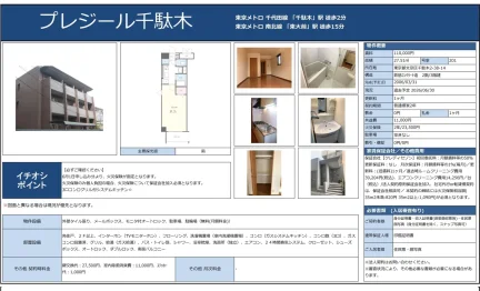 プレジール千駄木 201号 0