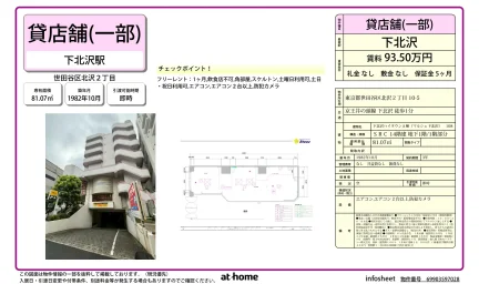 下北沢ハイタウンＡ棟（マルシェ下北沢） 0