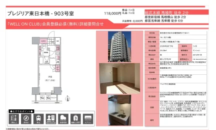 プレジリア東日本橋 903号 0