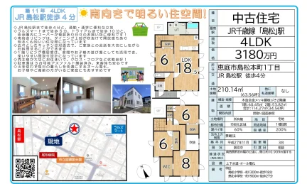 島松本町1丁目中古住宅 0