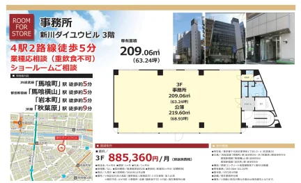 新川ダイユウビル 3F 0