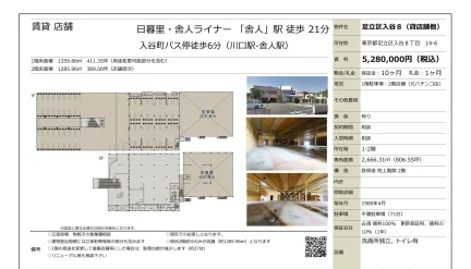 入谷町バス停近く 0
