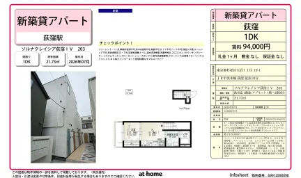 ソルナクレイシア荻窪 IV 203 203号 0