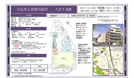 ドルチェ文京小石川 101号 0