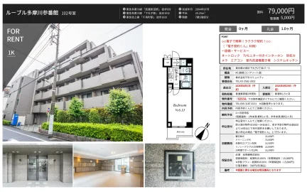 ルーブル多摩川参番館 102号 0