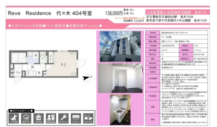 リーブレジデンス代々木 404号室 0