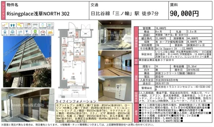 Risingplace 浅草NORTH 302 302 0