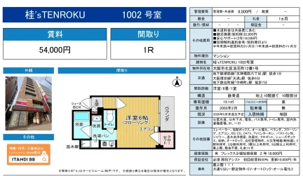 桂'sTENROKU 1002号室 1002号室 0