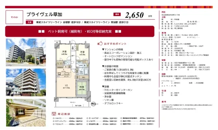 プライヴェル草加 4階 0