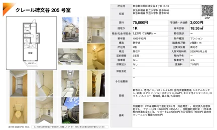 クレール碑文谷 205号 0
