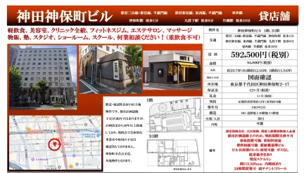 神田神保町ビル 1階、B1階 0