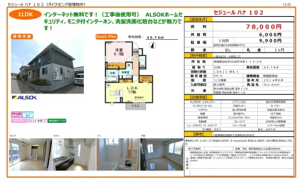 セジュールハナ102 102号 0