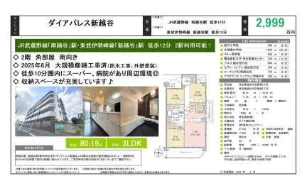 ダイアパレス新越谷 2階 0
