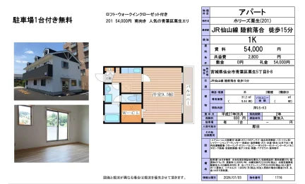 ホリーズ栗生(201) 201号 0
