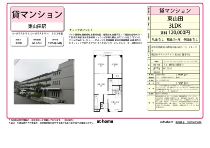 Classic 3LDK Condo Near Station in Higashiyamatacho 0