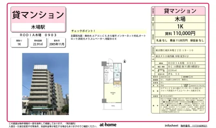 Studio Condo Near Station in Shinkiba 0