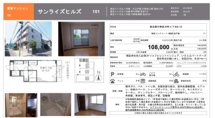 サンライズヒルズ 101号 0