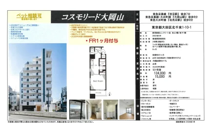 コスモリード大岡山 501号 0
