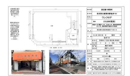 西蒲田5丁目貸1階店舗・事務所 1 0