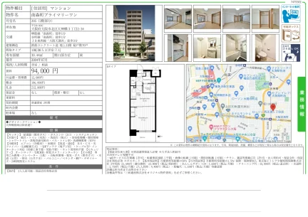 南森町プライマリーワン 205 0