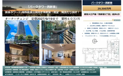 パークタワー西新宿（定借てあり） 0
