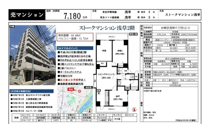 ストークマンション浅草 2階 0